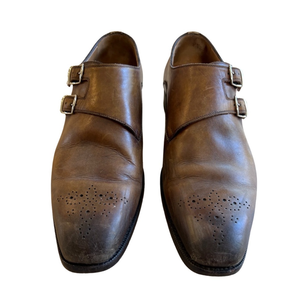 Men’s double monk DiBianco dress shoes